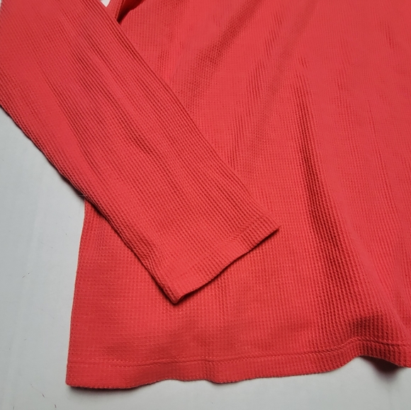 NWT! Michael Kors Lace Up Shoulder Thermal Top - Picture 5 of 12